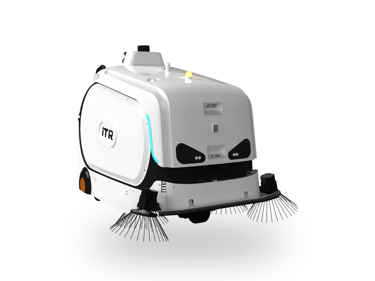 Outdoor Sweeper Robot — iTR W1
